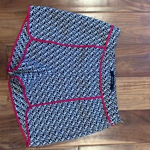 High-waisted retro shorts